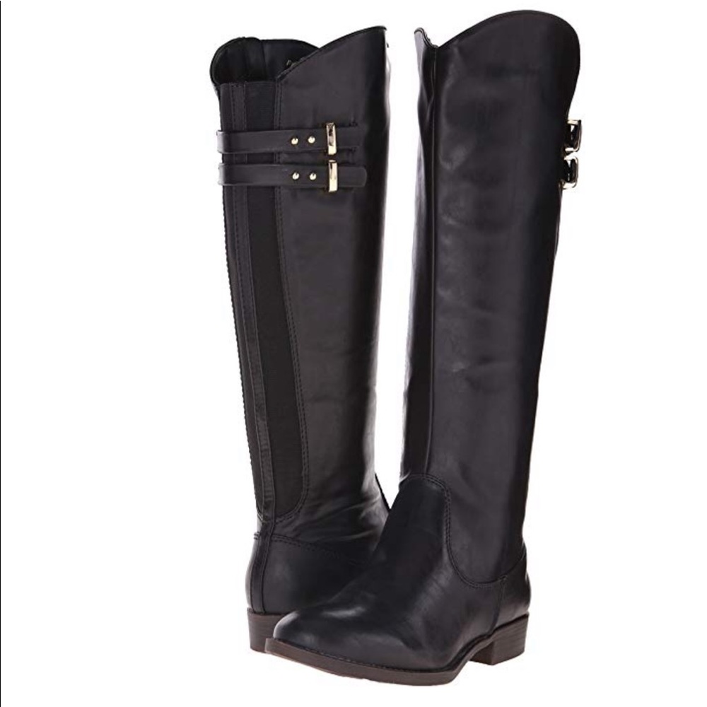 Black, tall riding boots, size 8, NWT